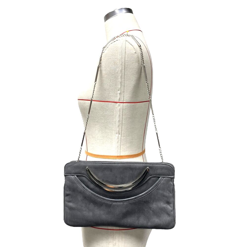 Vintage StyleCraft Womens Grey Clutch Bag